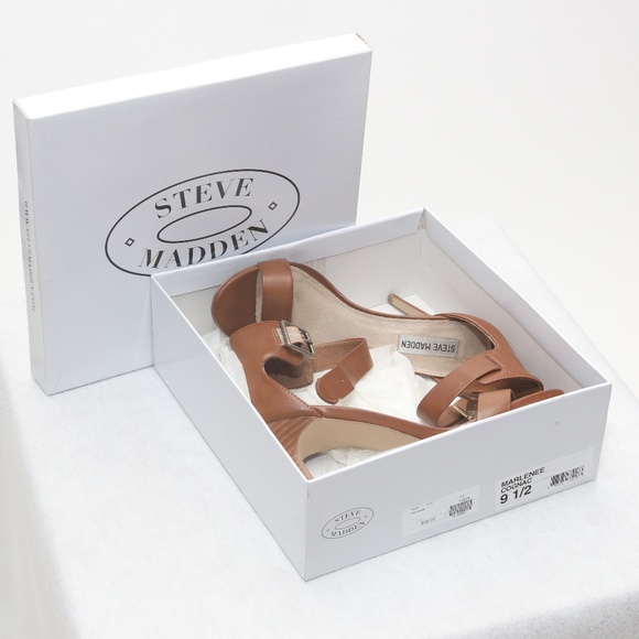 MARLENEE COGNAC HEELS - Picture 2 of 8